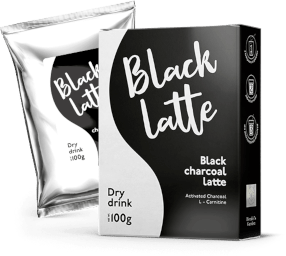 Hiilen latte Black Latte