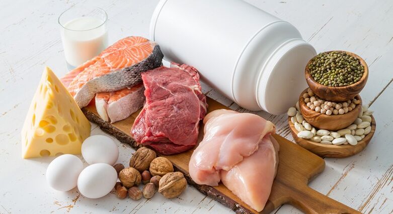 Proteiinipitoisia ruokia lihassolujen rakentamiseen