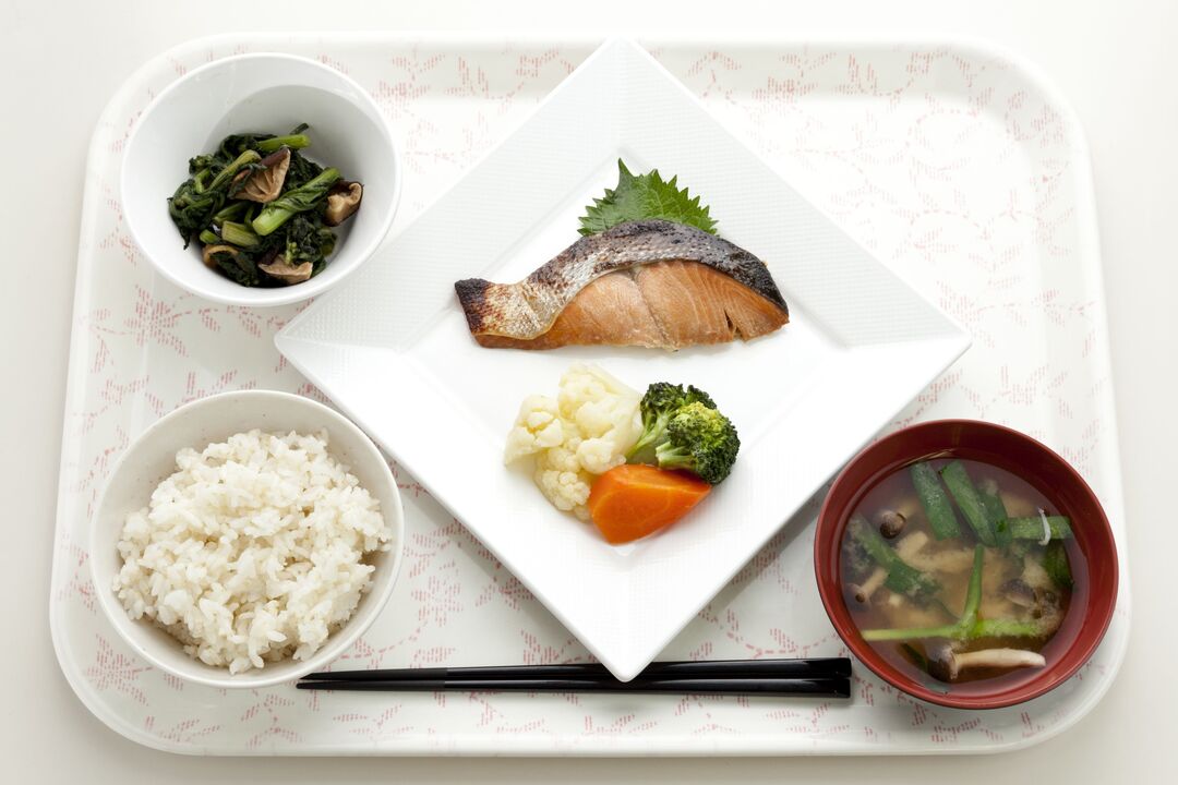 Japanilaisen ruokavalion astiat 7 päivän ajan