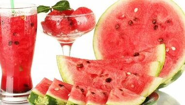 Vesimeloniruokavalion ydin painonpudotukseen